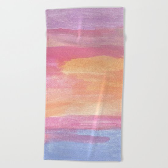 Sunset at the Ocean Beach Towel