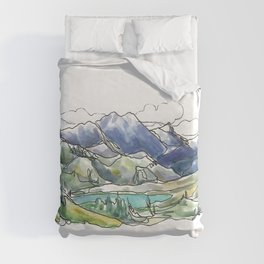 Lord of the Squirrels :: Whistler Duvet Cover