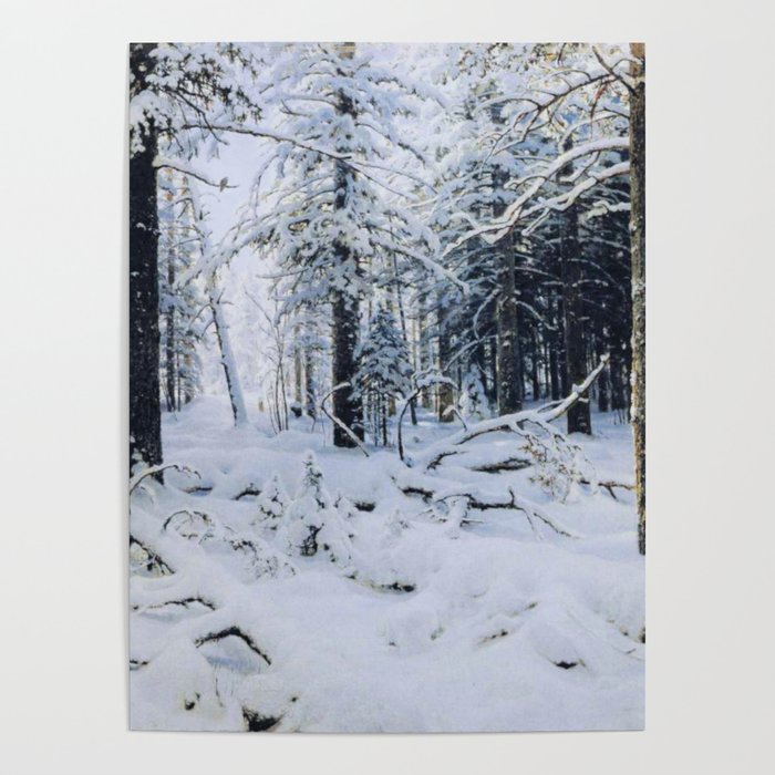 Winter Ivan Shishkin Poster