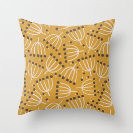 Organic Pattern #5 Throw Pillow