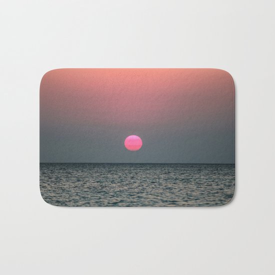 Sunset over the Pacific Bath Mat