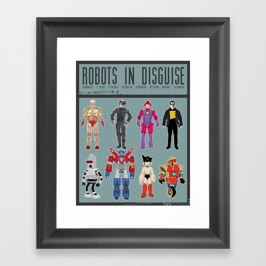 Robots in Disguise Framed Art Print