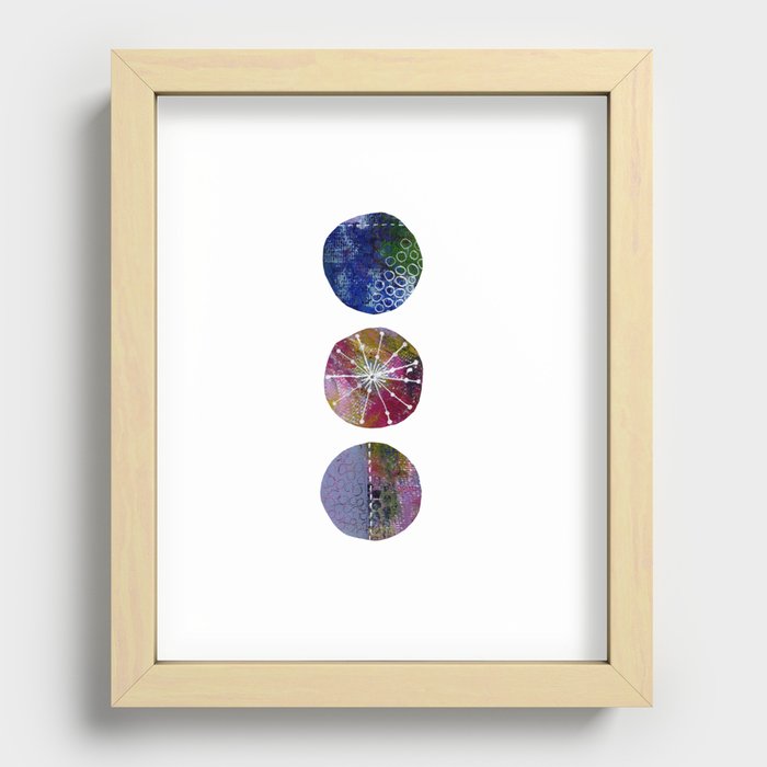 Pattern Play 2 Recessed Framed Print