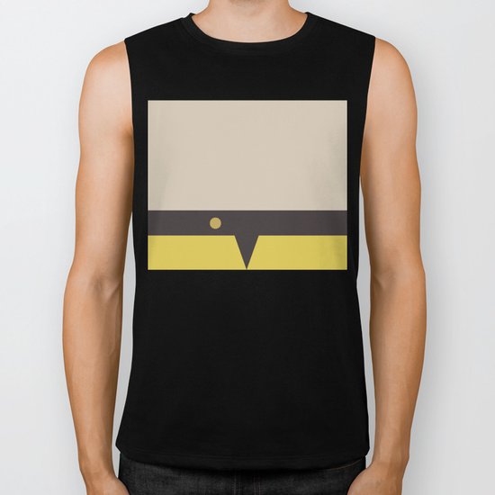 Harry Kim -Minimalist Star Trek Voyage VOY - Ensign Kim - Delta Quadrant - startrek Trektangles Biker Tank
