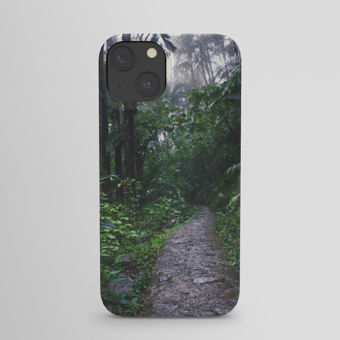 Brazil Photography - Small Trail Going Through The Rain Forest iPhone Case