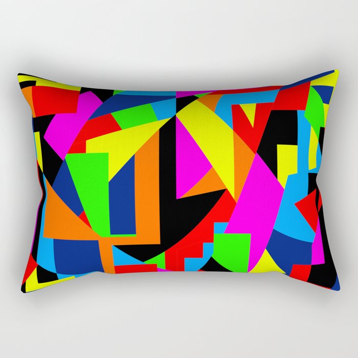 Color geometry 4 Rectangular Pillow