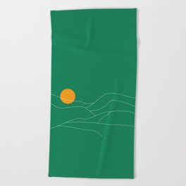 Mountains - Emerald Beach Towel