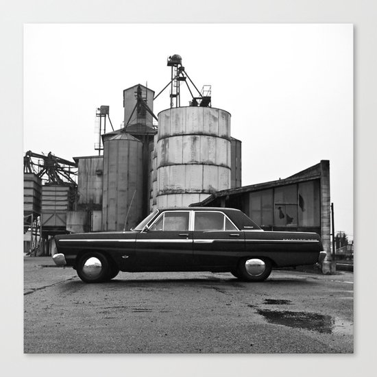 Industrial district Ford Canvas Print