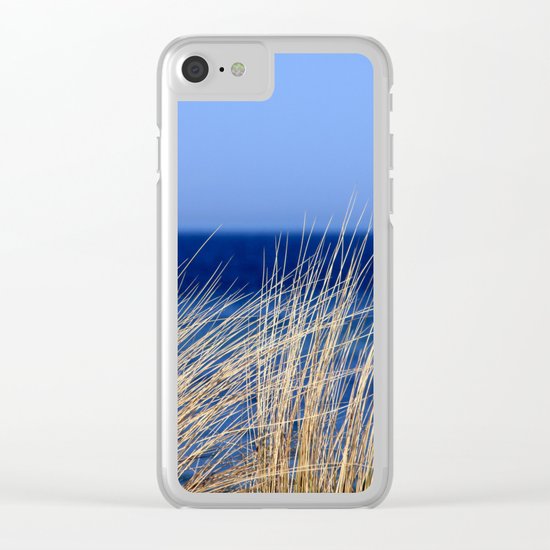 blue Clear iPhone Case