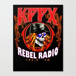 kppx rebel radio Airheads inspired t shirt Canvas Print