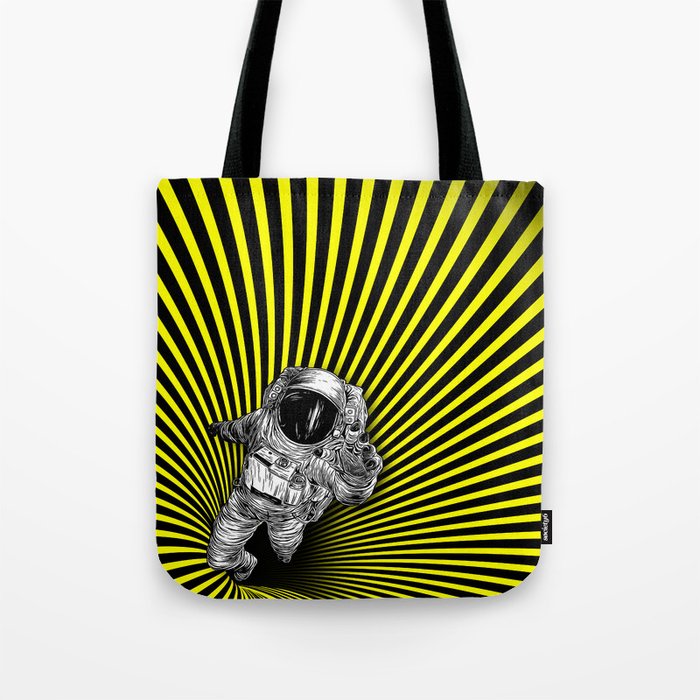 Astronaut in a black hole - Vertigo Tote Bag