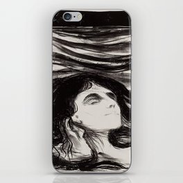 Lovers in the Waves - Edvard Munch iPhone Skin