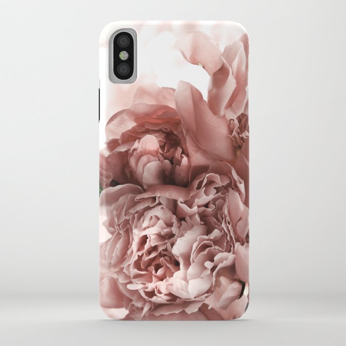 Blush Pink Floral iPhone Case