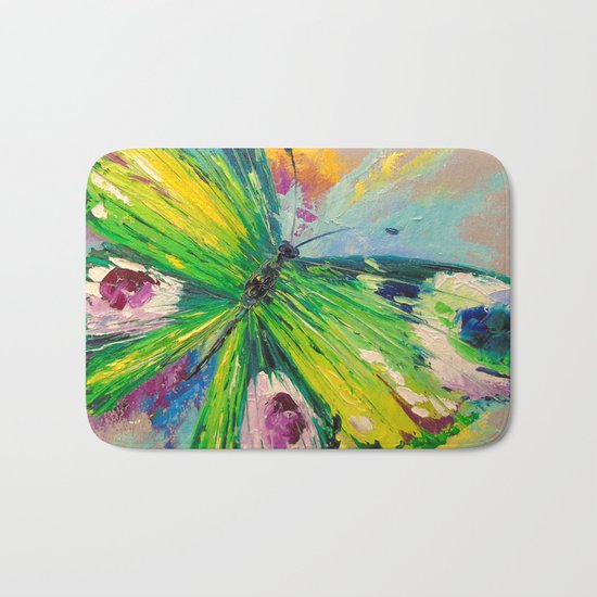 Butterfly Bath Mat