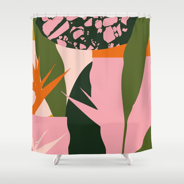 Bird Of Paradise Shower Curtain By Hellograce Society6