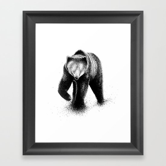 B-Bear Framed Art Print