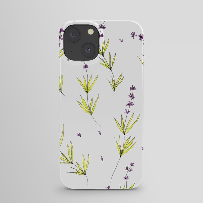 Lavender Sprigs iPhone Case