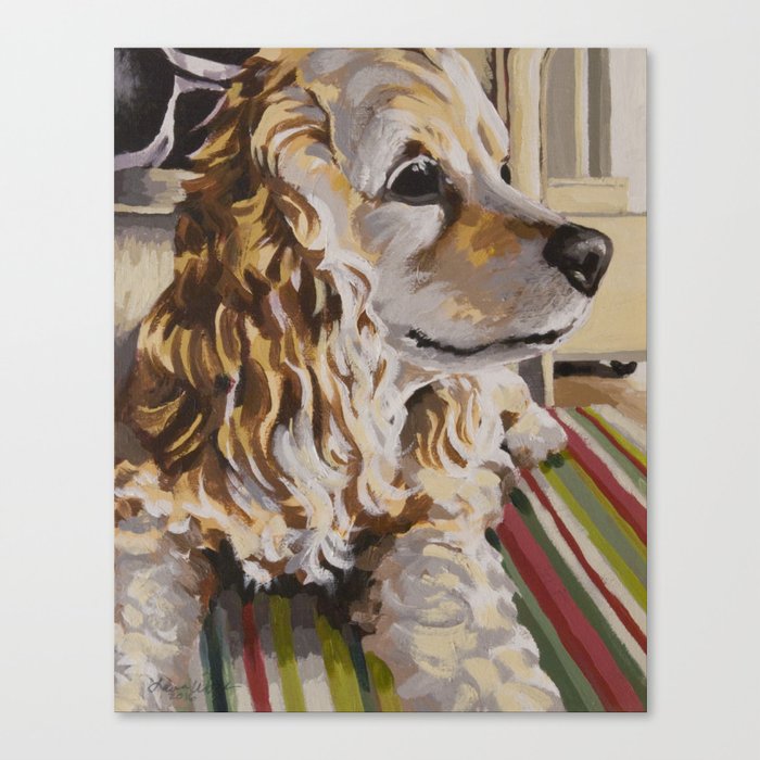 cocker spaniel canvas art