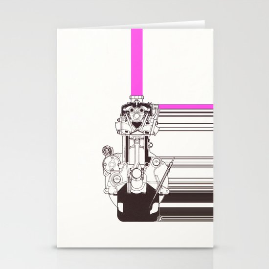 Smiling Machine Stationery Cards