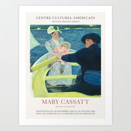 Mary Cassatt Art Exhibition Art Print