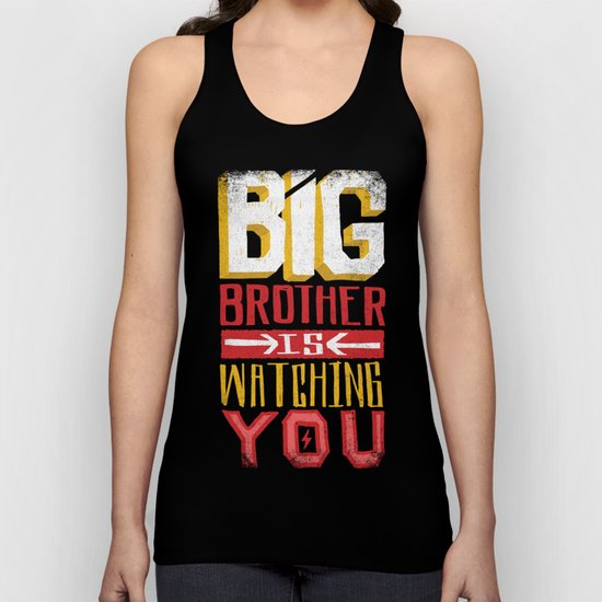 BIG BROTHER IS WATCHING YOU Unisex Tank Top