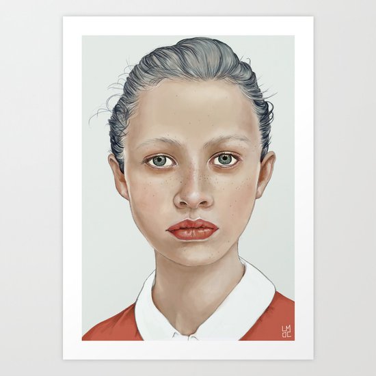 GIRL Art Print