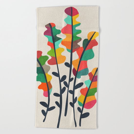 Flower from the meadow Beach Towel