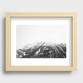 Glacier Photography | Rocky Mountains Canada | Travel Alberta | Wanderlust Recessed Framed Print