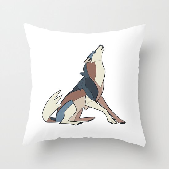 Wolf Throw Pillow