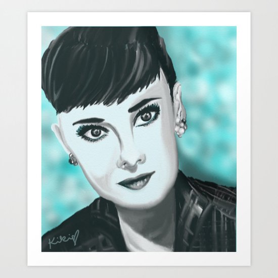 "If you're Audrey Hepburn, then I'm James Dean." Art Print