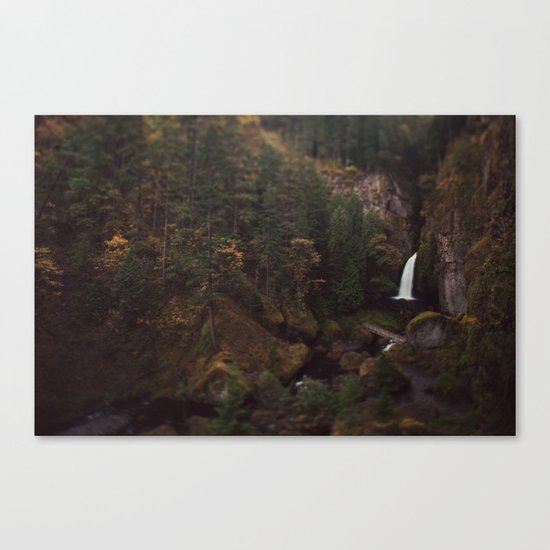 Wahclella Falls Canvas Print