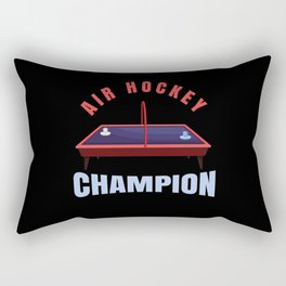 Air Hockey Champion Air-Hockey Arcade Rectangular Pillow
