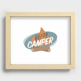 Happy Camper Recessed Framed Print