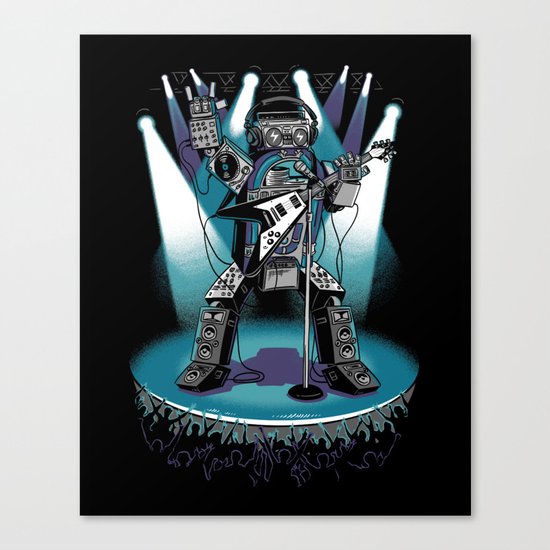 Jukebox Hero Canvas Print