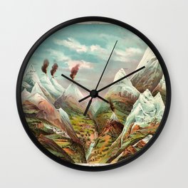 "View of Nature in Ascending Regions" by Levi Walter Yaggy, 1893 Wall Clock