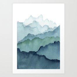 Abstract Watercolor Art Prints For Any Decor Style | Society6