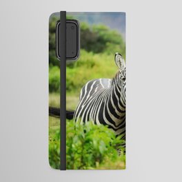 South Africa Photography - Two Zebras In Love Android Wallet Case