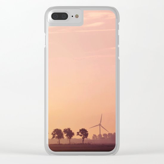 Morning View Clear iPhone Case