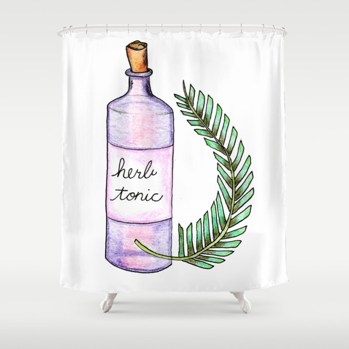 apothecary 4 Shower Curtain