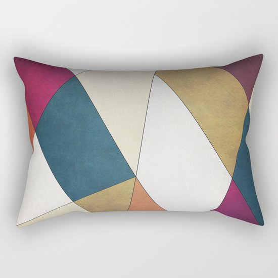 Geometric A/W Rectangular Pillow