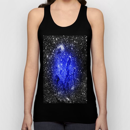 Galaxy : Pillars of Creation Blue Unisex Tank Top