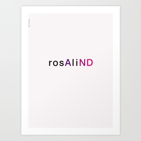 rosAliND Art Print