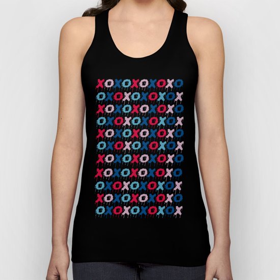 X O PATTERN Unisex Tank Top