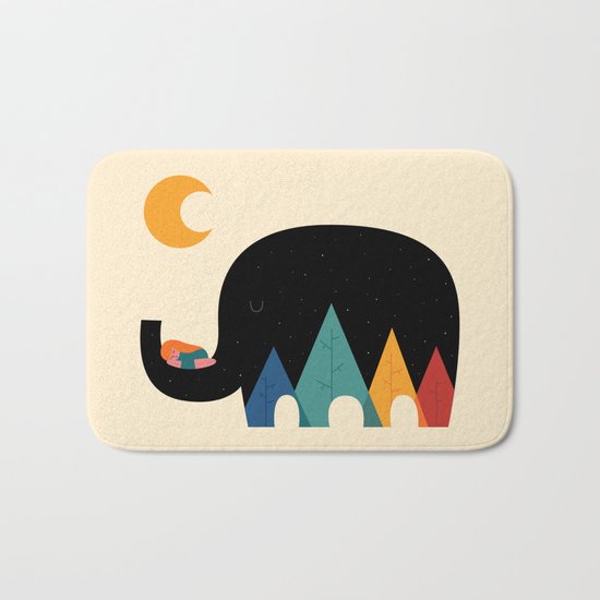 Dream In The Air Bath Mat