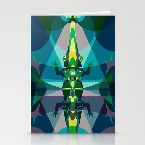 Crocodile Stationery Cards