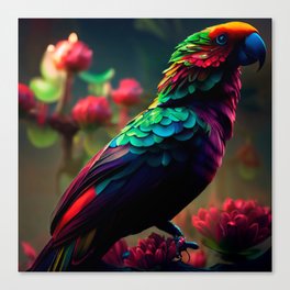 Vernyl Parrot Canvas Print