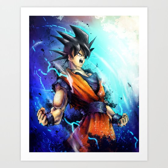 Goku Art Print