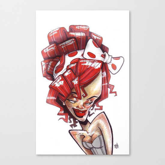 Ri-xaggeration Canvas Print