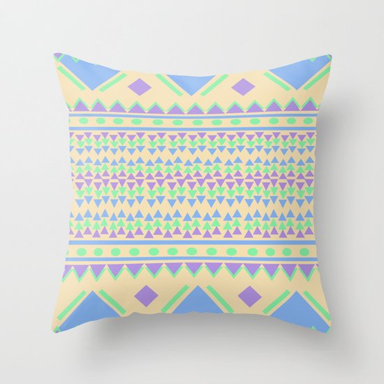 TriangleTraffic Throw Pillow