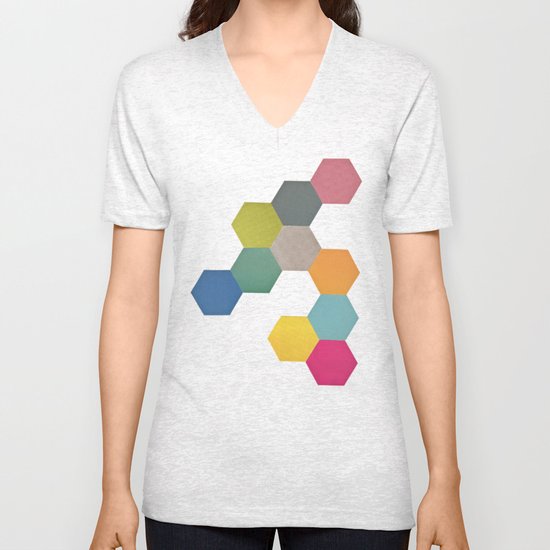 Honeycomb I Unisex V-Neck